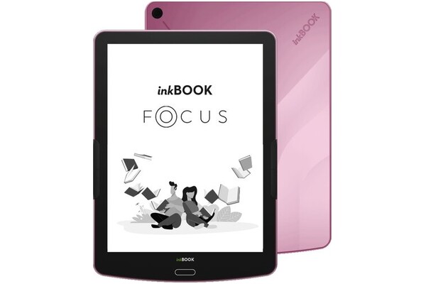 Czytnik inkBOOK Focus 16GB różowy - bez reklam