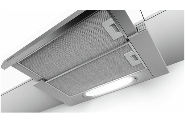 Okap kuchenny wkład - teleskopowy Bosch DFT63AC50 59.8cm srebrny