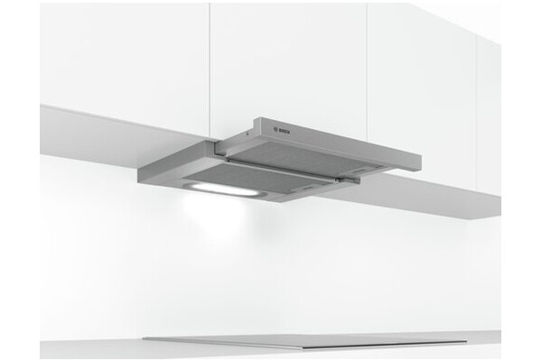 Okap kuchenny wkład - teleskopowy Bosch DFT63AC50 59.8cm srebrny