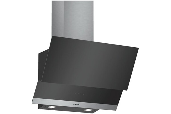 Okap kuchenny Skośny Bosch Serie 4 DWK065G60 59.6cm czarny
