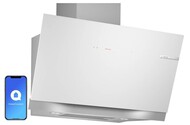 Okap kuchenny Skośny Bosch Serie 8 DWK91LT20 89.0cm biały