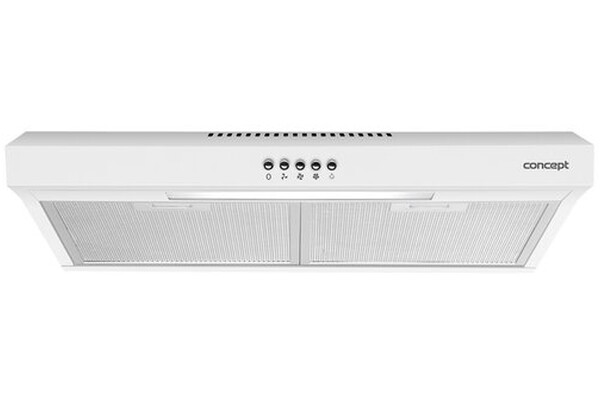 Okap kuchenny Podszafkowy Concept OPP1260WH 59.5cm biały