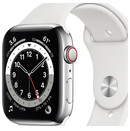 Smartwatch Apple Watch Series 6 1.3" biało-srebrny