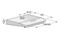 Okap kuchenny Podszafkowy Gorenje DUC6045E 60.0cm Inox