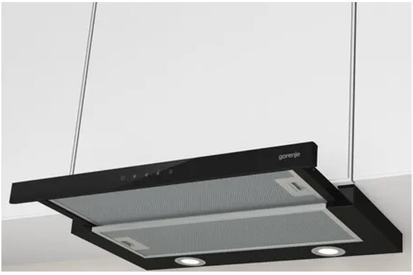 Okap kuchenny wkład - teleskopowy Gorenje TH64E3BG 60.0cm czarny