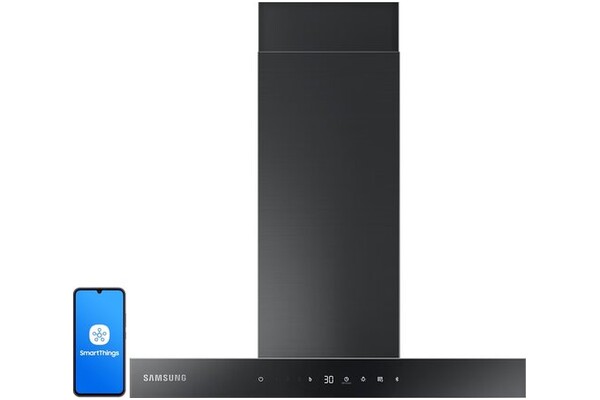 Okap kuchenny Przyścienny Samsung NK24C5703TM 60.0cm grafitowo-stalowy
