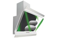 Okap kuchenny Skośny VDB Deco Stone 60 60.0cm biały