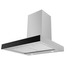 Okap kuchenny Przyścienny VDB QB 60 60.0cm Inox-czarny
