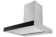 Okap kuchenny Przyścienny VDB QB 60 60.0cm Inox-czarny
