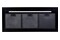 Okap kuchenny Przyścienny VDB T-Stripe 90 90.0cm czarny