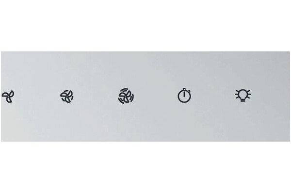 Okap kuchenny Kominowy Whirlpool WHVP62FLT 59.8cm biały