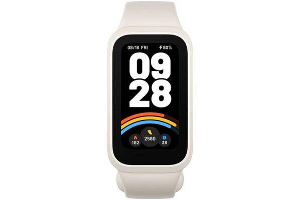 Smartwatch Xiaomi Mi Band 9 Active beżowo-biały