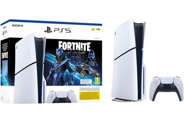 Konsola Sony PlayStation 5 Slim biało-czarny + EA SPORTS FC 25 Gra PS5 + Kontroler PlayStation