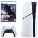 Konsola Sony PlayStation 5 Slim 1024GB biało-czarny + The Last of Us Part II