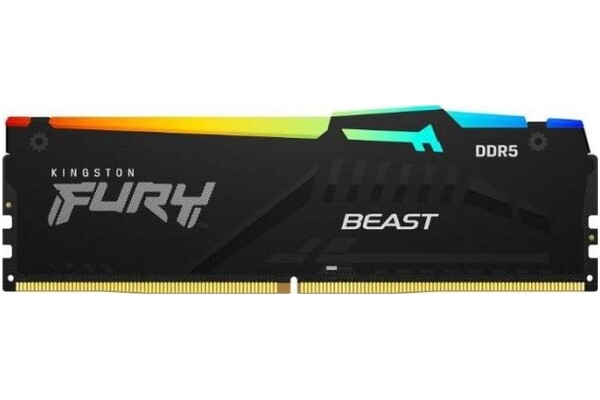 Pamięć RAM Kingston Fury Renegade RGB 64GB DDR5 6000MHz Z radiatorem 1.44V 30CL