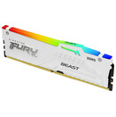 Pamięć RAM Kingston Fury White Beast RGB 32GB DDR5 6000MHz Z radiatorem 36CL