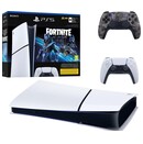 Konsola Sony PlayStation 5 Slim Digital 1TB biało-czarny + pad bezprzewodowy DualSense - 2 szt.