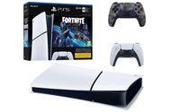 Konsola Sony PlayStation 5 Slim Digital 1TB biało-czarny + pad bezprzewodowy DualSense - 2 szt.