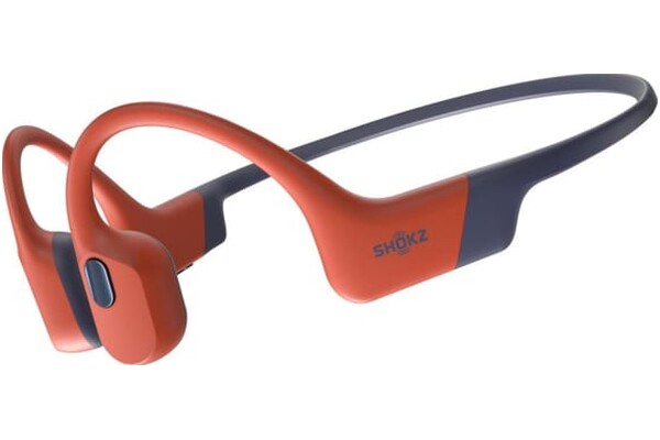 Słuchawki Shokz OpenSwim Pro Przewodnictwo kostne Bezprzewodowe czarno-czerwony