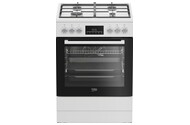 Kuchnia Beko FBM62330GWDTN płyta gazowa, piekarnik elektryczny