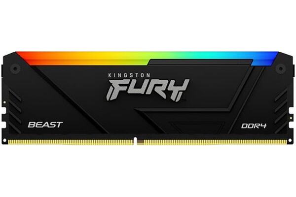 Pamięć RAM Kingston Fury Black Beast RGB 16GB DDR4 3600MHz Z radiatorem 1.35V 18CL