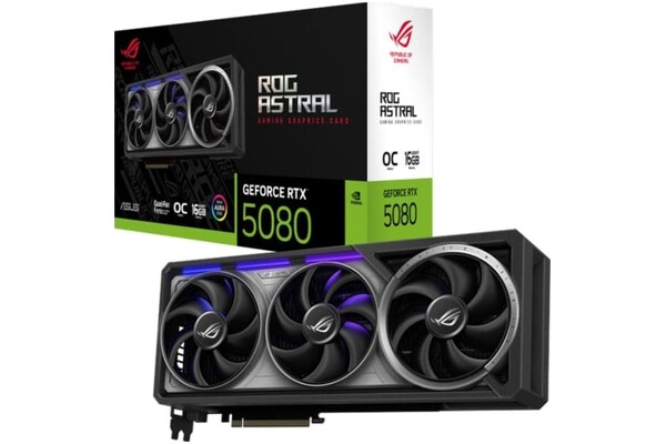 Karta graficzna ASUS RTX 5080 ROG Gaming OC 16GB GDDR7