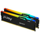 Pamięć RAM Kingston Fury Black Beast RGB 16GB DDR5 6000MHz Z radiatorem 36CL