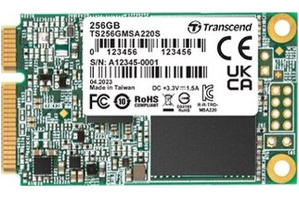 Dysk wewnętrzny Transcend TS256GMSA220S SSD SATA (2.5") 256GB