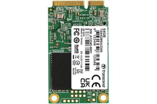 Dysk wewnętrzny Transcend TS64GMSA230S SSD SATA (2.5") 64GB