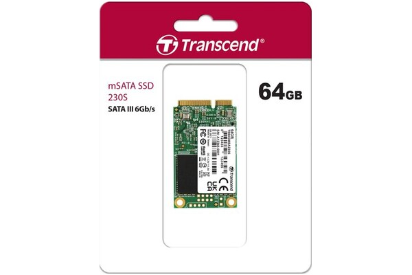 Dysk wewnętrzny Transcend TS64GMSA230S SSD SATA (2.5") 64GB