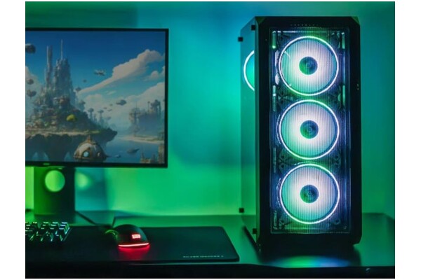 Silver Monkey BSR536R406Tv9-S-A X Battlestation AMD Ryzen 5 32GB DDR4 NVIDIA GeForce RTX 4060 Ti 8GB 1TB SSD Windows 11 Home