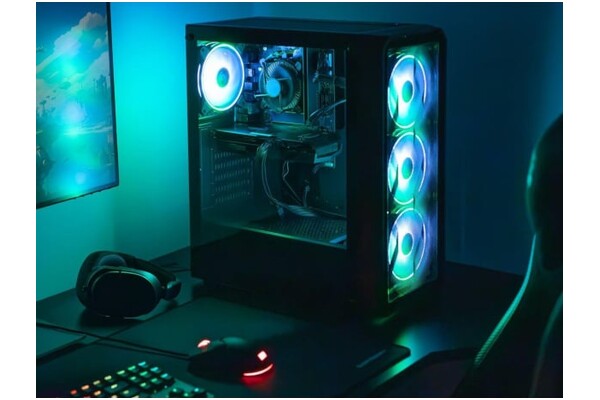 Silver Monkey BSR536R406Tv9-S-A X Battlestation AMD Ryzen 5 32GB DDR4 NVIDIA GeForce RTX 4060 Ti 8GB 1TB SSD Windows 11 Home