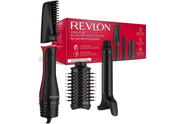 suszarko-lokówka Revlon RVRDR5333 800W kolor czarno-czerwony