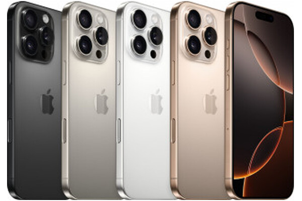 Smartfon Apple iPhone 16 Pro Max Tytan Biały 6.90" 256.0GB