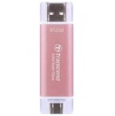Dysk zewnętrzny SSD Transcend ESD310P 512GB różowy