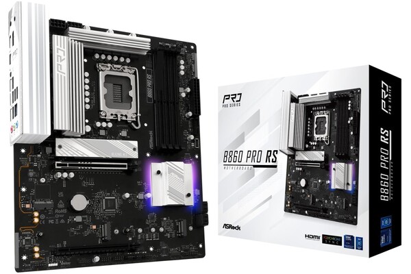 Płyta główna ASrock B860 Pro RS Socket 1851 Intel B860 DDR5 ATX