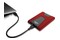 Dysk zewnętrzny HDD Adata HD650 2TB czarno-czerwony
