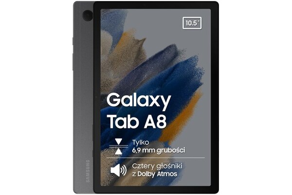 Tablet Samsung Galaxy Tab A8 10.50" Unisoc Tiger T618 4.0GB/64GB, WiFi, szary