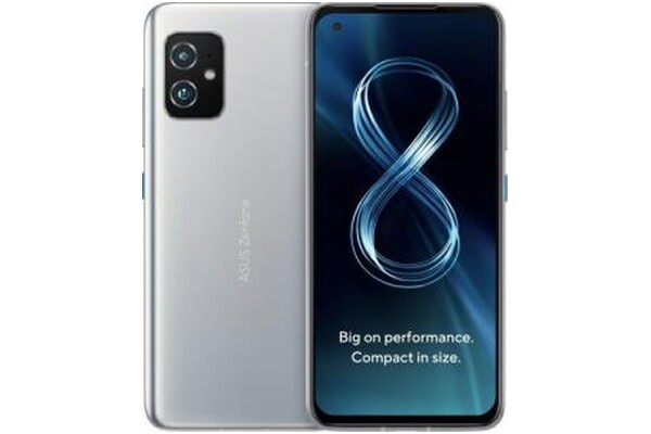 Smartfon ASUS ZenFone 8 5G srebrny 5.90" 8.0GB/128.0GB