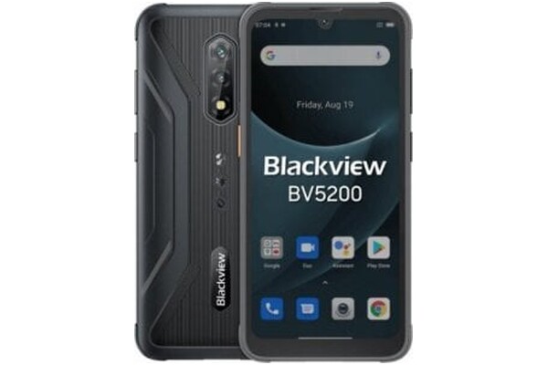 Smartfon Blackview Bv5200 czarny 6.08" 4.0GB/32.0GB