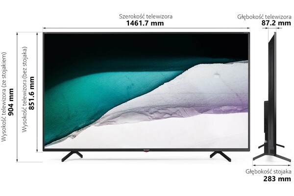 Telewizor Sharp 65BN3EA 65" 4K Ultra HD