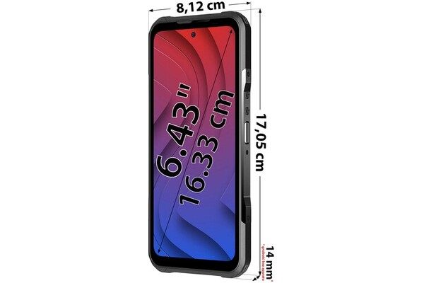 Smartfon DOOGEE V20 Pro 5G czarny 6.43" 12.0GB/256.0GB