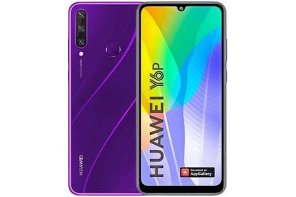 Smartfon Huawei Y6P fioletowy 6.30" 3.0GB/64.0GB