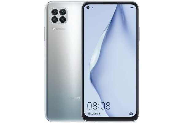 Smartfon Huawei P40 Lite srebrny 6.40" 6.0GB/128.0GB