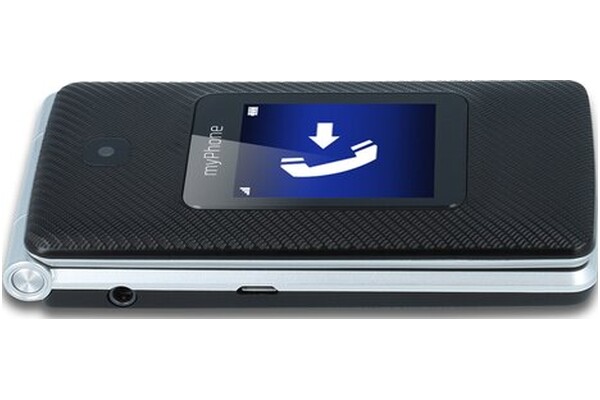 Smartfon myPhone Tango czarno-srebrny 2.40" poniżej 0.1GB/poniżej 0.5GB