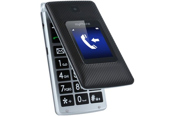 Smartfon myPhone Tango czarno-srebrny 2.40" poniżej 0.1GB/poniżej 0.5GB