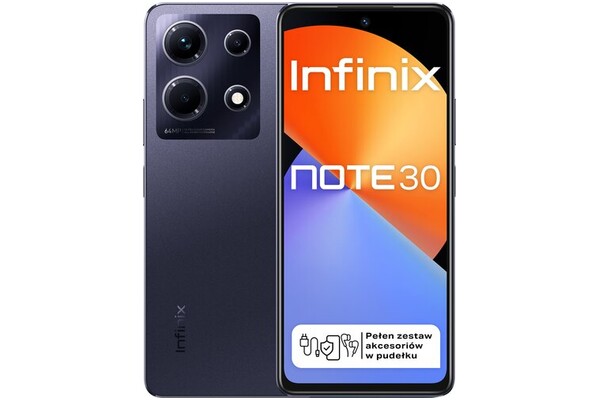 Smartfon Infinix Note 30 czarny 6.78" 8.0GB/256.0GB