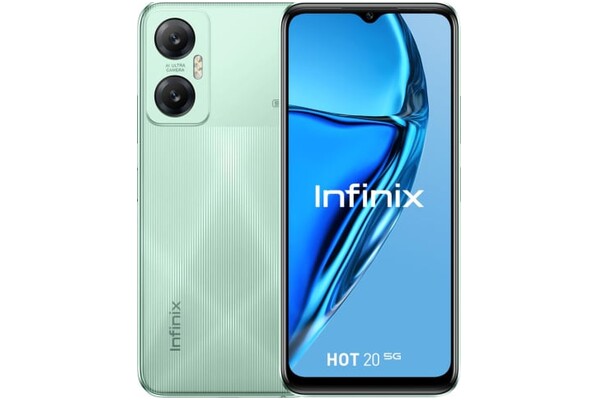 Smartfon Infinix Hot 20 5G zielony 6.60" 4.0GB/128.0GB