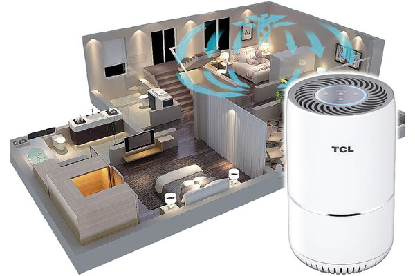 Oczyszczacz powietrza TCL KJ65F biały