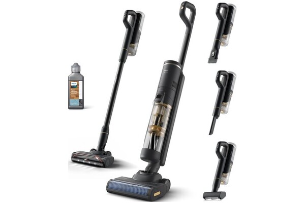 Odkurzacz Philips XW726411 AquaTrio pionowy z pojemnikiem czarny
